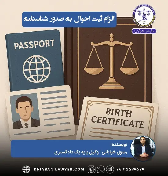 دادخواست الزام اداره ثبت احوال به صدور شناسنامه
